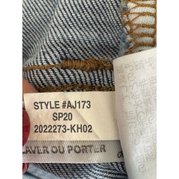 Madewell 9" Mid-Rise Skinny Crop Jeans: Button Front Dewey Wash Size 27 - Picture 6 of 12